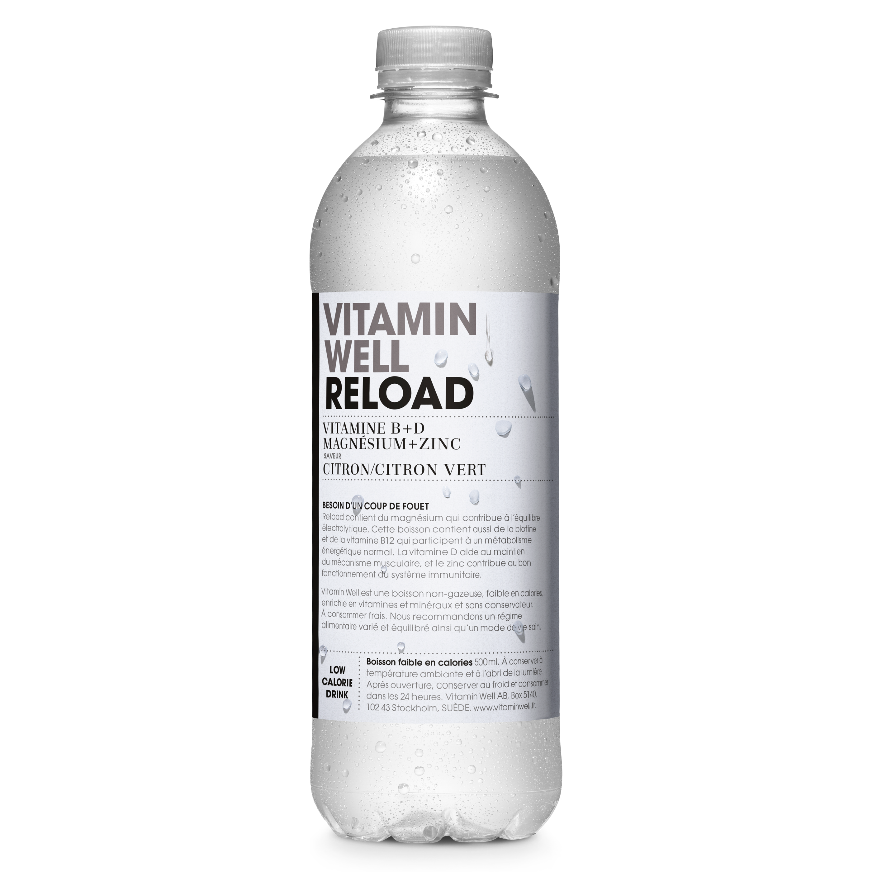 Vitamin Well Reload 12-pack - Saveur Citron / Citron Vert