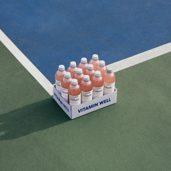 Banner startpage with bottles