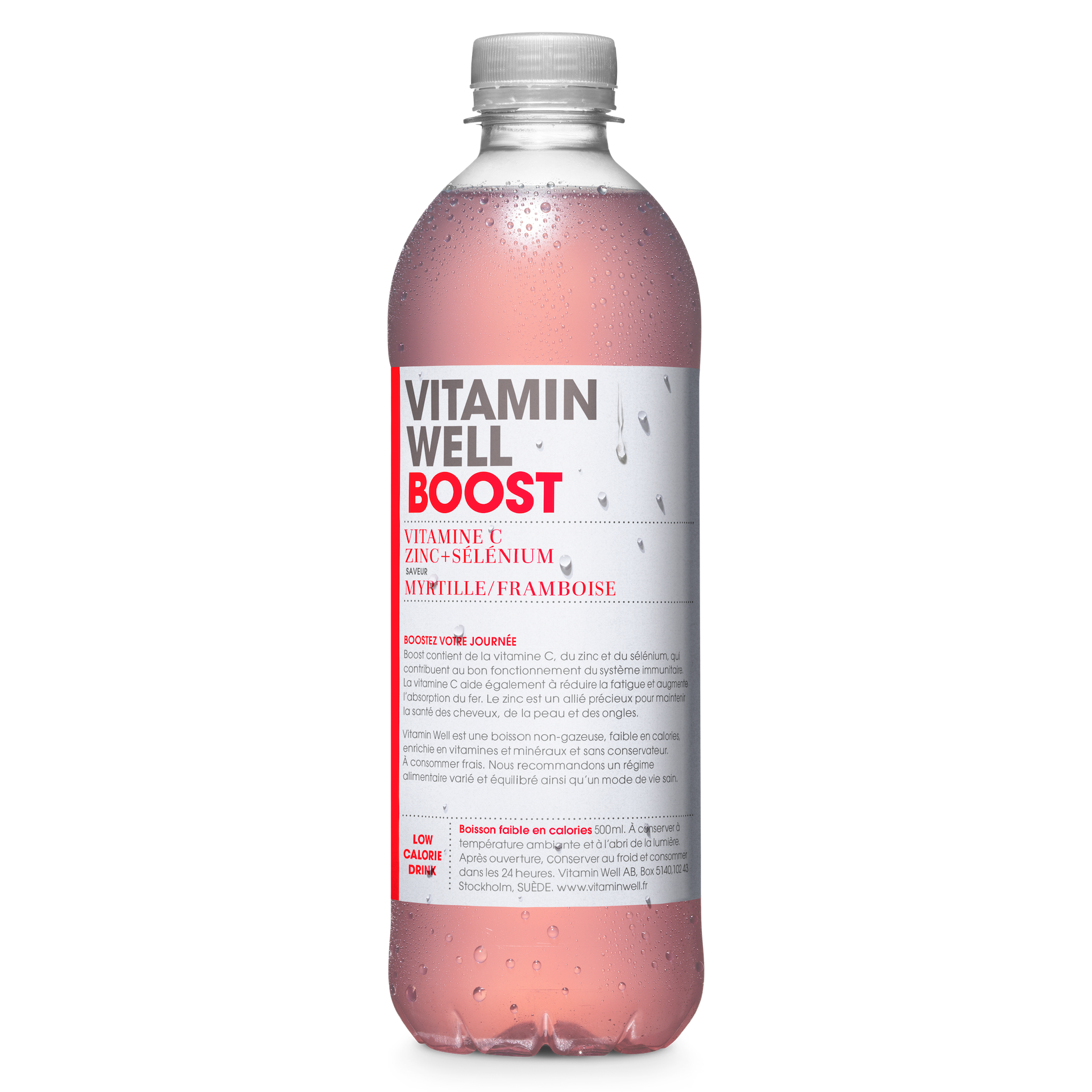 Vitamin Well Boost 12 pack - Saveur Myrtille / Framboise