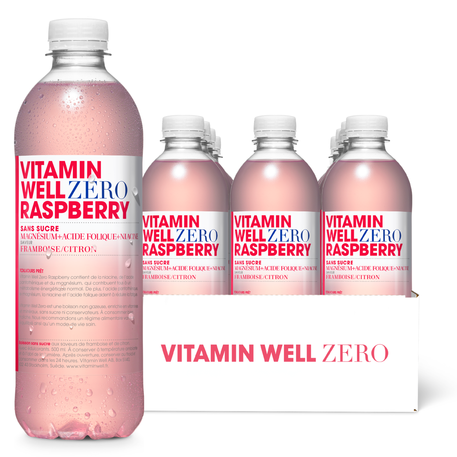 Vitamin Well Zero Raspberry tray product image